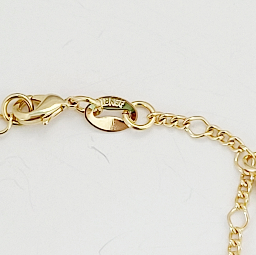 Owl charms baby girl bracelet. Gold plated. New - Picture 5 of 6